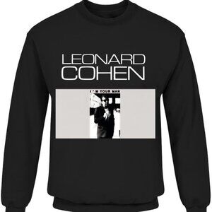 Leonard Cohen Im Your Man Vintage Sweatshirt Rock Music Graphic Retro Album 05